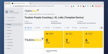 Terabee Sensors Modules Terabee People Counting L-XL device available on Datacake  IoT platform